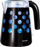 MPM Vízforraló 1,7L 2200W fekete (kék LED pöttyös) (MCZ-86C)