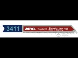 MPS Classic Line univerzális szúrófűrészlap fémre, HSS 50/1,2mm 3411-2db (U118A)