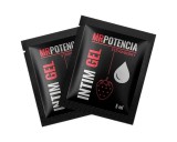 MrPotencia Straw Intim Gel - vízbázisú síkosító - eper (5ml)