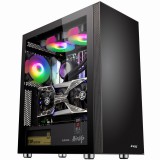 MS Armor V500 Gaming Tempered Glass Window Black MSC10024