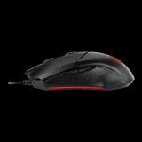 Msi accy clutch gm08 symmetrical design optical gaming wired mouse s12-0401800-cla
