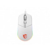 MSI COMPUTER MSI ACCY Clutch GM11 symmetrical design Optical GAMING Wired Mouse, White