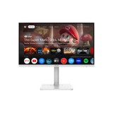 MSI DT MSI Monitor Business Modern MD272UPSW 27" UHD, 3840x2160, 60Hz, IPS, 4ms, HDMI, DP, USB-C, White - SMART