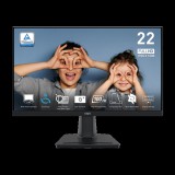 MSI DT MSI Monitor Business PRO MP225V 21,5" FHD 1920x1080, VA, 100Hz, 4000:1, 1ms, HDMI, VGA, Black (9S6-3PE0CM-001)