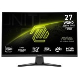 MSI DT MSI Monitor GAMING MAG 275CQF E18 Ívelt 27" WQHD 2560x1440 180Hz Rapid VA 1500R, 5000:1, 0,5ms, 2x HDMI,DP, USB-C