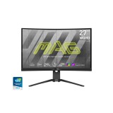 MSI DT MSI Monitor GAMING MAG 275CQRXF Ívelt 27" WQHD 2560x1440 240Hz Rapid VA 1000R, 2500:1 CR, 300nits, 1ms, 2x HDMI,DP,USB-C