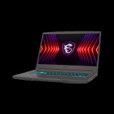 MSI Gaming NB Thin 15 B13VE-2854, 15.6" FHD 144Hz, i7-12650H, 16GB, 512GB M.2, RTX 4050 6GB, NOOS, Fekete (9S7-16R831-2854)