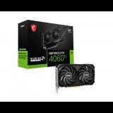 MSI GeForce RTX 4060 Ti 8GB VENTUS 2X BLACK 8G OC videokártya (RTX 4060 Ti VENTUS 2X BLACK 8G OC)