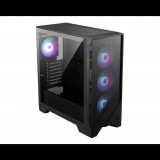 MSI MAG FORGE 321R AIRFLOW ARGB Midi Torony Gaming Számitógpház - Fekete (306-7G23R22-HH9)