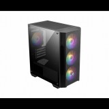 MSI MAG Forge M100A Számítógépház - Fekete (MAG FORGE M100A)