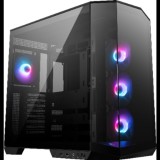 MSI MAG PANO 100R PZ Midi Torony Gaming Számítógépház - Fekete (306-7G26R21-HH9)