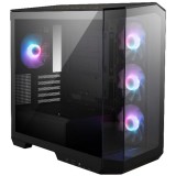 MSI MAG PANO M100R PZ Micro Tower Fekete