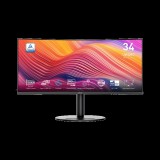 MSI Modern MD342CQP számítógép monitor 86,4 cm (34") 3440 x 1440 pixelek UltraWide Quad HD LCD Fekete