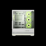 MSI PCC MSI Ház Micro ATX PANO 110R PZ, 4xARGB ventilátor, Tápegység nélkül, üvegfalú, fehér (MAG PANO 110R PZ WHITE)