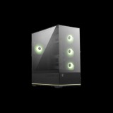 MSI PCC MSI Ház Micro ATX PANO 110R PZ, 4xARGB ventilátor, Tápegység nélkül, üvegfalú, fekete (MAG PANO 110R PZ)