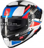 MT BUKÓSISAK THUNDER 4 SV LUMINENCE A7 FEHÉR / KÉK / PIROS