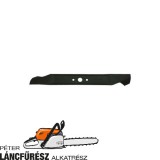 MTD 380R, 427 742-0519 fűnyíró kés, L 479 mm, Ø szélső furatok 9,5 mm