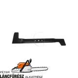 MTD 742-0608 fűnyíró kés L 517 mm, Ø szélső furatok 8,33 mm, vastagság 3,8 mm