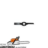 MTD 942-0539, 742-0539 fűnyíró kés, L 314 mm, Ø szélső furatok 11,1 mm