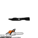 MTD 942-0611, 742-0611 fűnyíró kés, L 413 mm, Ø szélső furatok 7,9 mm