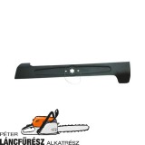 MTD Pinto, DX60 742-0667 fűnyíró kés, L 600 mm, Ø szélső furatok 8 mm