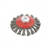 MTX 125xM14 drótkorong palást körkefe sarokcsiszolóhoz acél, csavart