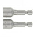 MTX 12x45mm mágneses dugókulcs fej csavarozóba 2db CrV