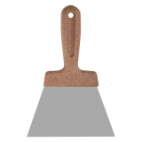 MTX 140 mm INOX acél spakli, spatulya, fa reszelék nyél ECO friendly