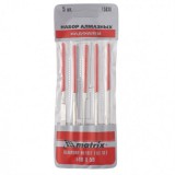 MTX 140x50x3mm 5db gyémánt tűreszelő szett tasakban