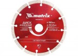 MTX 150mmxM14 szegmentált gyémánt betonvágó tárcsa, száraz