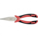 MTX 160mm hosszú kúpos csőrű fogó, nikkelezett, kétkomponensű markolat, GRAND LINE