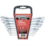 MTX 6-32mm kettős villás csavarkulcs szett/12db elliptikus,csiszolt CrV