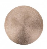 Műanyag alátét Kerek szálas mintázatú arany színben 676632