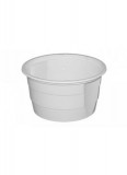 . Műanyag gulyás tányér, 750 ml, 50 db, fehér (KHMU182)