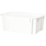 Műanyag húsos láda I. osztály - fehér