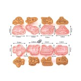 Műanyag keksz és süti forma készlet sütéshez