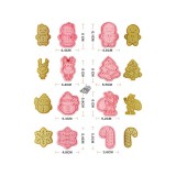 Műanyag keksz forma, süti forma