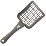 Műanyag macska alomlapát, szürke