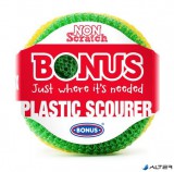 Műanyag súroló, 3 db, BONUS, vegyes színek