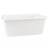 Műanyag szögletes tál 1L 50db