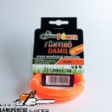 Műanyag vágószál 1,3 mm x 15 m kör profi, papír blisteren