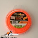 Műanyag vágószál 2,7 mm x 36 m kör profi, műanyag blisteren