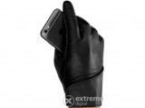 Mujjo GLLT016-80 valódi bőr érintőkesztyű, fekete, 8-as méret
