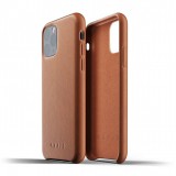 Mujjo Leather Slim - iPhone 11 Pro valódi bőr tok - barna