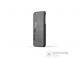 Mujjo SL070GY Lthr Wallet Case80 iPhone 8/7/6s/6 Plus valódi bőr tok, sötétszürke