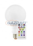 MÜLLER LICHT 400051 Globe LED fényforrás. E27 13W RGB, távirányítóval