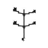 Multibrackets 5891 asztali TV konzol 76,2 cm (30") Fekete