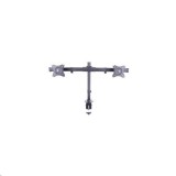 Multibrackets asztali rögzítő Deskmount Basic Dual, dönthető, forgatható 15-27" 8kg/monitor fekete (7350073733309) (7350073733309)
