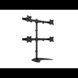 Multibrackets asztali rögzítő Deskstand Basic Quad dönthető, forgatható konzol, 15" - 27" fekete (7350073733347) (7350073733347)