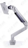 MULTIBRACKETS Gaslift asztali rögzítő LCD/PLAZMA/LED konzol ezüst színű, Vesa 75x75 100x100
